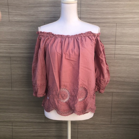 Story On Tops - Pink blouse Story On Size Large